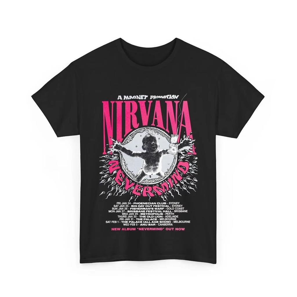 Футболка из полиэстера с изображением обложки альбома Nirvana "In Utero" 2026 Лето Высококачественная Модная Уличная Одежда для Мужчин и Женщин