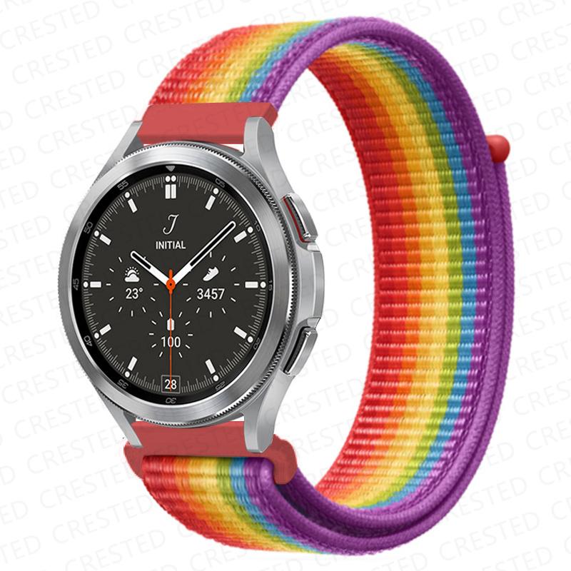 Ремешок 22 мм 20 мм для Samsung Galaxy watch 4 classic/46 мм/Active 2/3/Gear S3/браслет amazfit correa Huawei watch GT 2/3 Pro Band