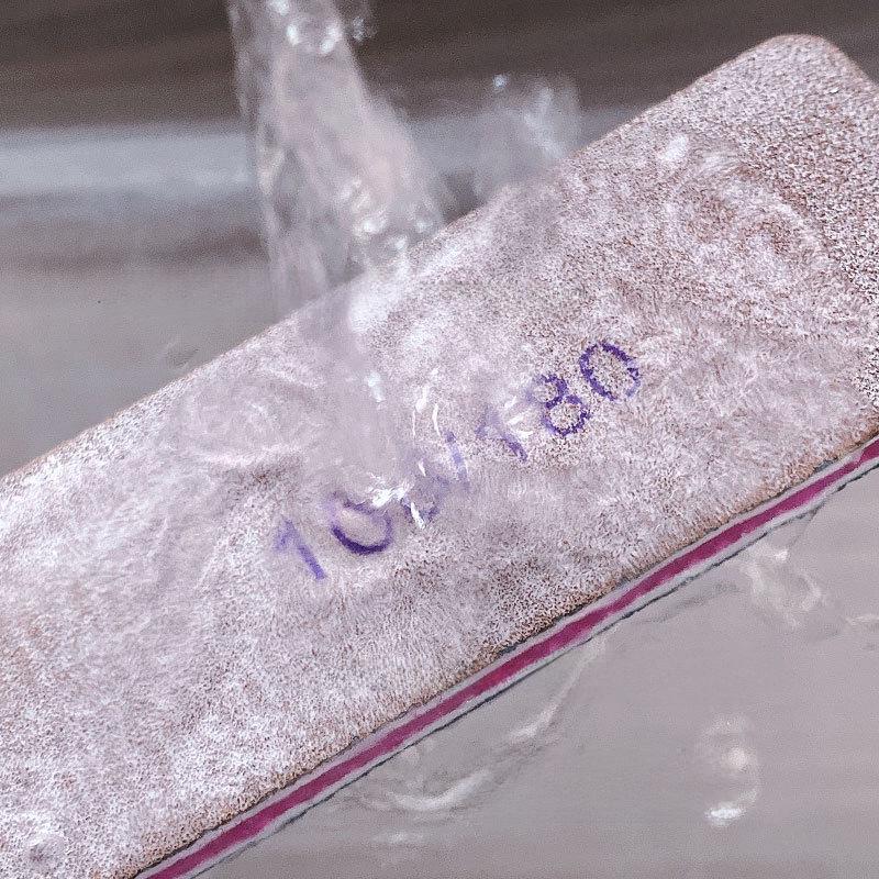 Новый набор полосок гель-лака для ногтей: Включает в себя средство для снятия лака, полоски для полировки, формовщик ногтей и полировальную губку.