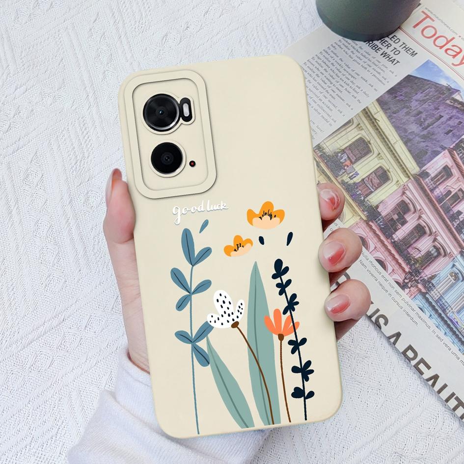 Phoone Case For OPPO A76 A73 A93 A74 A96 A78 A94 A8 A9X Cover Fashion Design Avocado Shockproof Screen Protector Matte Soft Silicone For OPPO Bumper