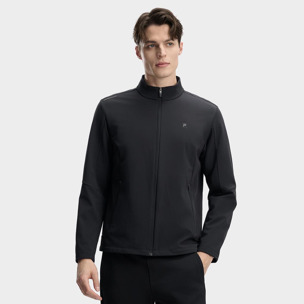 Fila На флисовой подкладке Классическая Модная Простая Повседневная Удобная Универсальная Тканая Куртка Мужские куртки Белый Легендарно-Синий F11M613701FNV