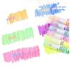 Korean Double-Ended Fluorescent Highlighting Marker Pen for Students