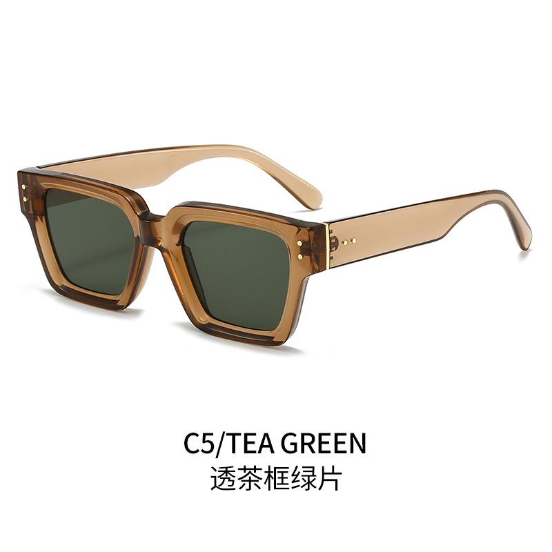 New Vintage Rectangle Frame Sunglasses Fashion Retro Sun Glasses Luxury Brand Design High Quality Shades Eyewear Women Goggles