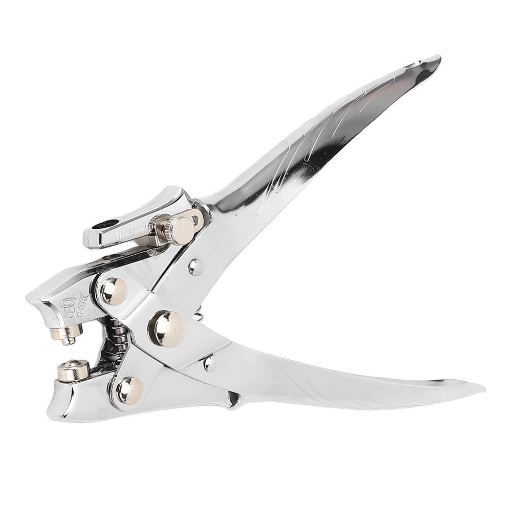 5mm Eyelet Hole Puncher Labor Saving Manual Grommet Pliers Punching Tool A4 Paper 30 Sheets