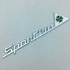 Alfa Romeo металлический Sportiva четырехлистник зеленый дельта автомобиля боковое крыло эмблема значок наклейка 4C 8C 147 156 166 159 Giulietta Spider GT