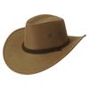 Men's Classic Cowboy Hat Western Cowboy Hat Outdoor Sun Hat Adjustable Drawstring Felt Hat