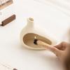 Palo Santo Holder & Matchstick Holder Cone Incense Burner Handmade Modern Ceramic Chimney Incense Burner Meditation Gif