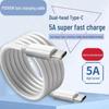 100W Fast Charging Male-to-Male Type-C Cable for iPad Pro & Huawei Notebook
