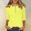 Women Cute Print Tees Blouses Casual Plus Size Basic Tops Pullover For  3/4 Sleeve Shirts
