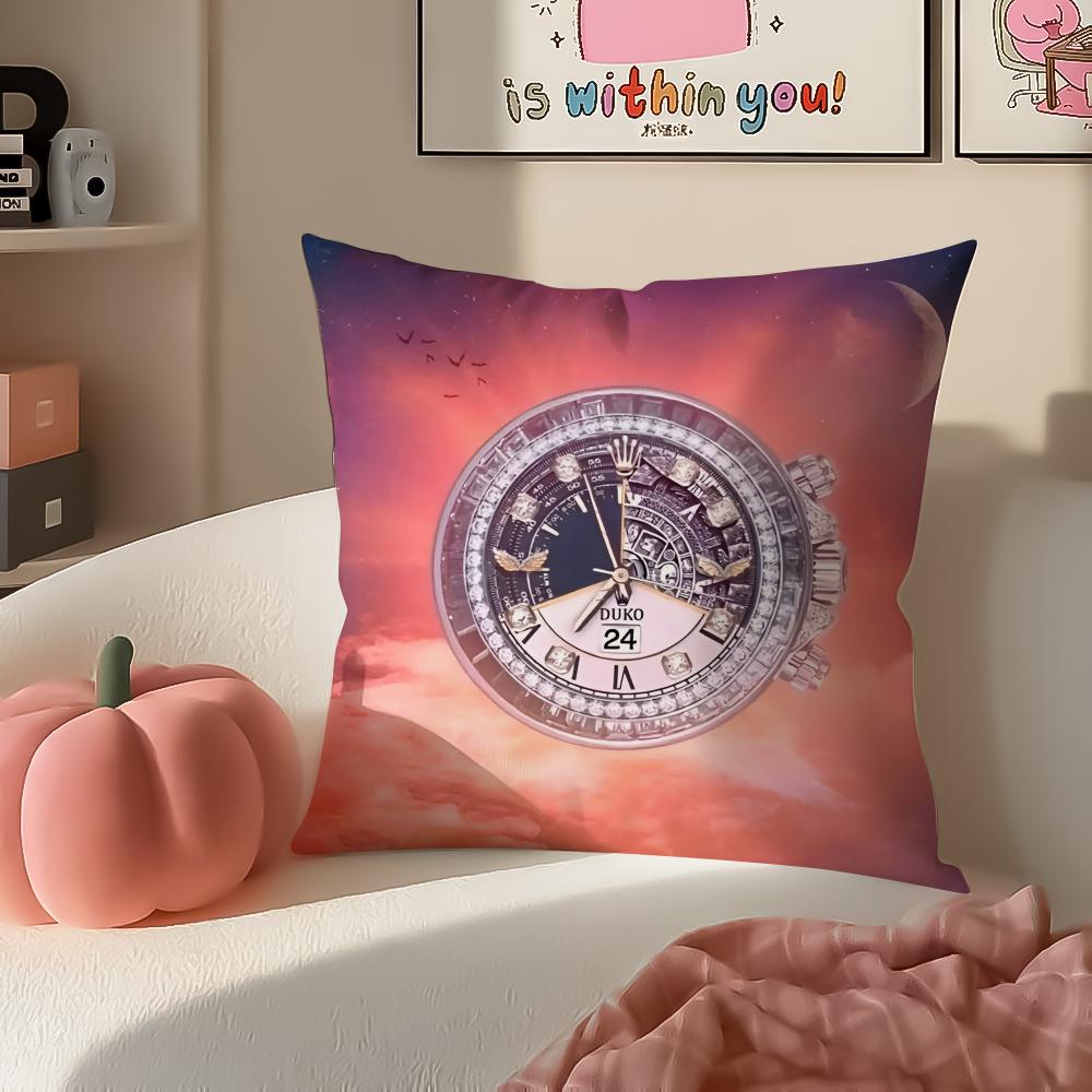 American Pop Rapper Singer Star DDoja Cat Cushion Cover Pillowcase Short Plush Invisible zipper Room Sofa Cushion Cover