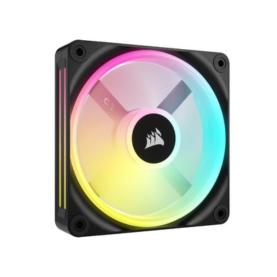 CORSAIR iCUE LINK QX120 RGB Комплект расширения 120 мм ШИМ RGB Вентилятор для корпуса ПК iCUE LINK Разъем (1 вентилятор, в комплекте) CO-9051001-WW