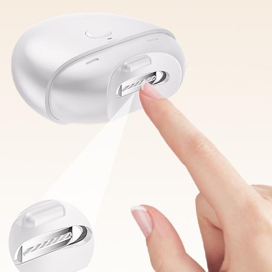 Электрическая машинка для полировки ногтей, 2-скоростная, регулируемая, тип C, перезаряжаемая, автоматическая машинка для стрижки ногтей, портативная, для детей, взрослых, пожилых людей, триммер для ногтей, пилка