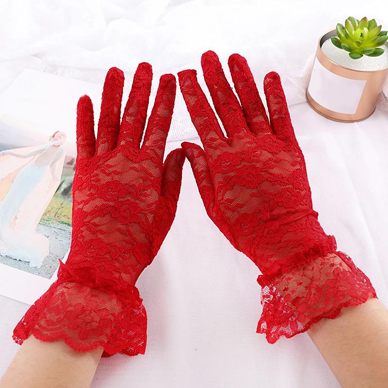 Женские перчатки кружева Хэллоуин свадьба вечеринка свадебные аксессуары