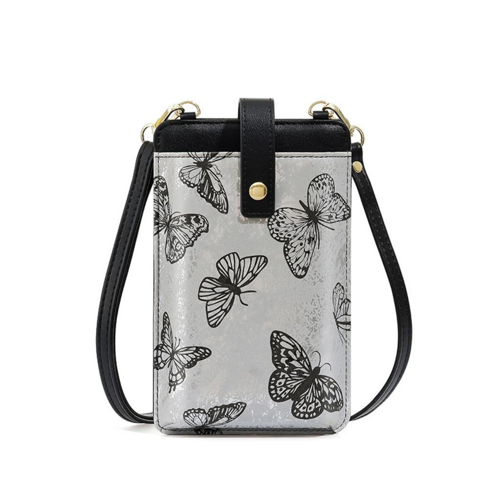 Coin Purse Butterfly Mobile Phone Bag Multifunctional Hanging Wallet Phone Crossbody Bag Fashion Mini Women's Messenger Bag Lady