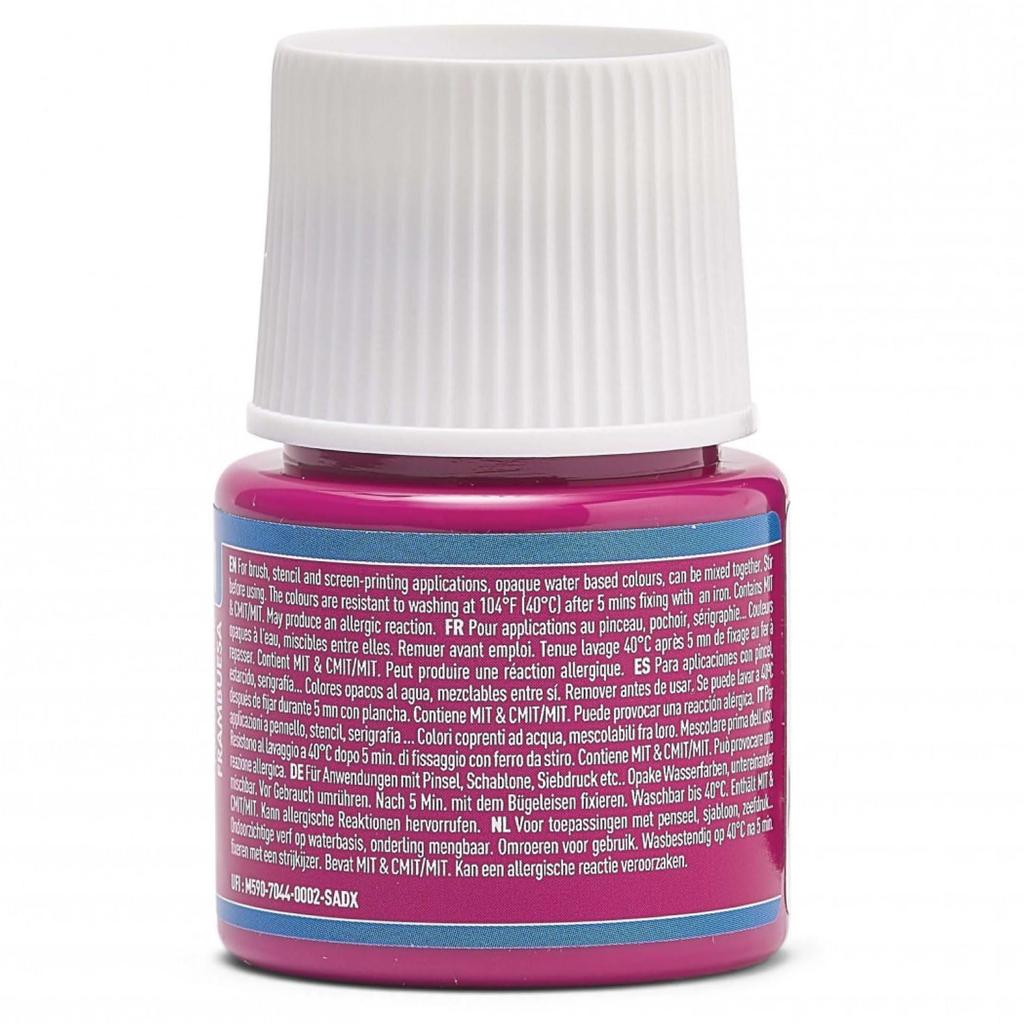 Pebeo Fabric Paint Can Paint On Dark Fabrics Seta Color Opaque Color 45ml Raspberry 81
