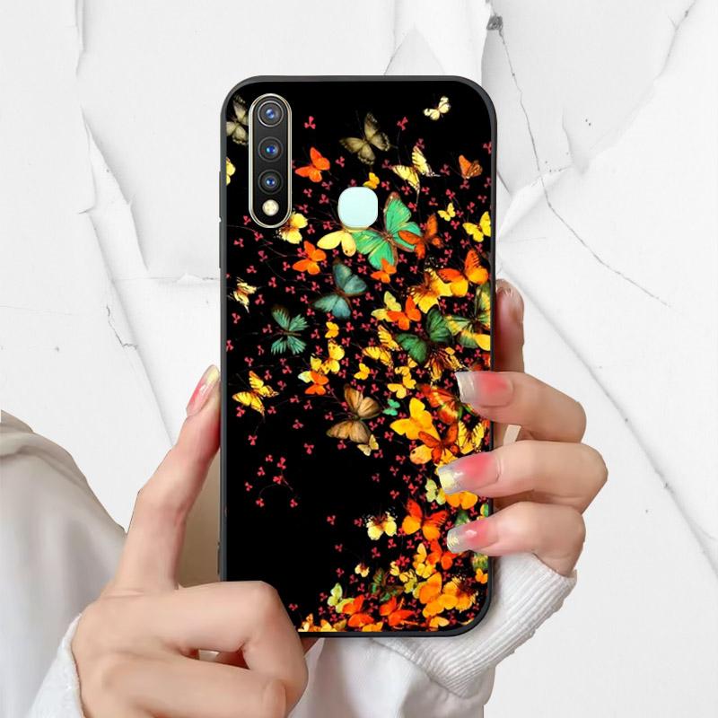 Чехол Для Vivo Y19 Y 19 Чехол Силиконовый Мягкий ТПУ Чехол Для Телефона Для Vivo Y19 1915 VIVOY19 Funda Capa Модный Ударопрочный Корпус Coque
