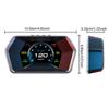 OBD GPS Head Up Display 4.3 Inch Car HUD Multi Functional Speedometer Clock KMH RPM Mileage Meter 12V Car Monitor Overspeed Alarm Digital P17