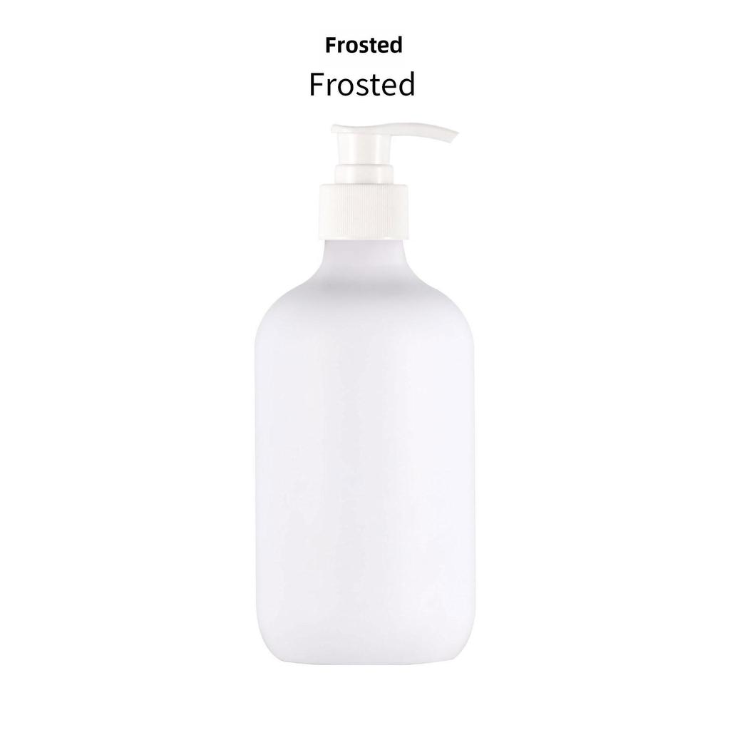 Бутылка для геля для душа и шампуня из матового ПЭТ-пластика на 500 мл