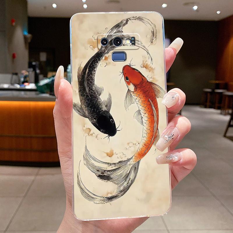 Casing For Samsung Galaxy Note 9 Note 8 Luxury Dragon Cute Cool Boys Girls Transparent Silicone Soft TPU Phone Case Back Cover