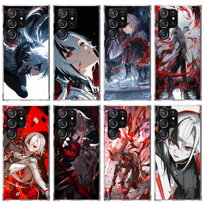 Чехол для телефона Arlecchino Genshin Impact для Samsung Galaxy S26 S25 Edge S24 S23 Ultra S22 Plus S21 S20 FE Мягкая задняя крышка из ТПУ Funda