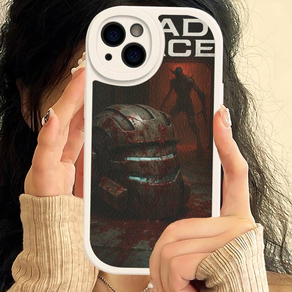 Чехол для телефона Хоррор-игра Dead Space для iPhone 16 15 14 13 12 11 Pro Max Plus Кожаный ударопрочный чехол