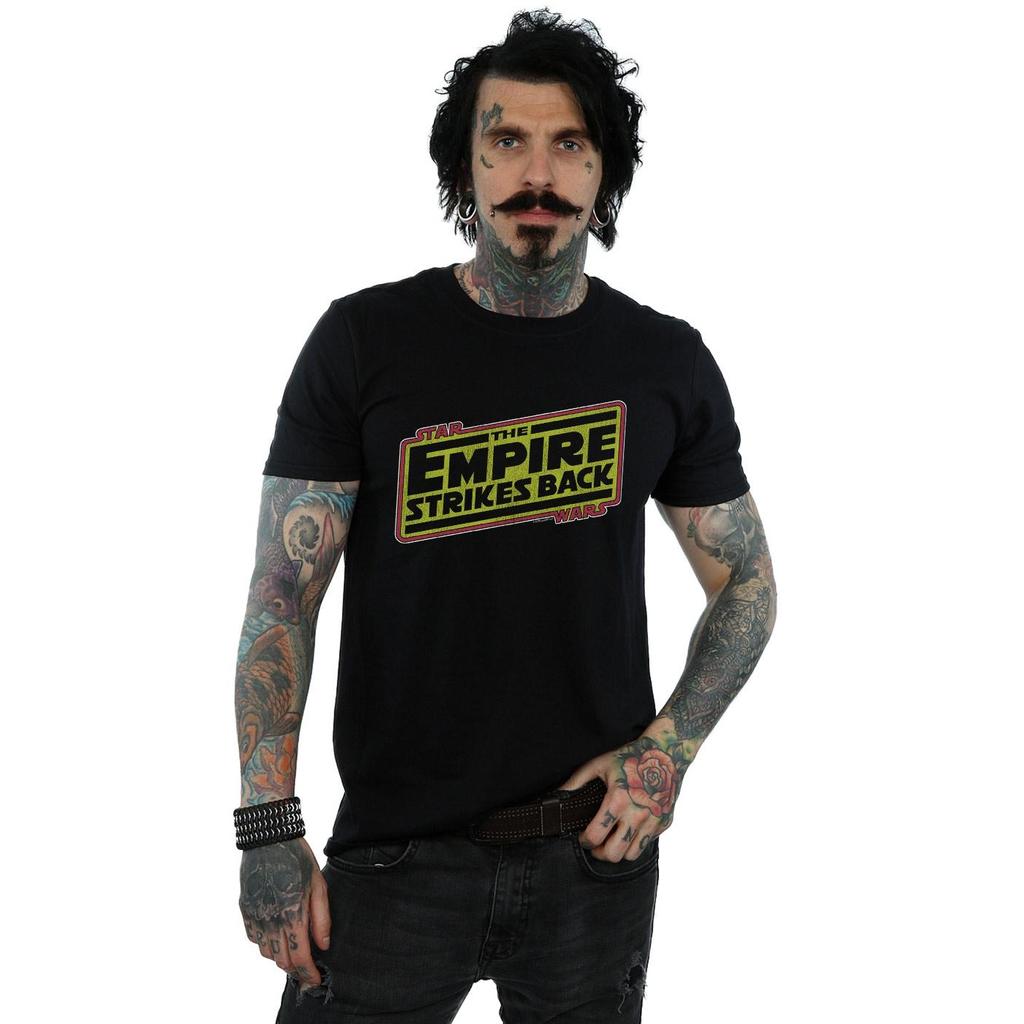 Star Wars Mens The Empire Strikes Back Logo T-Shirt