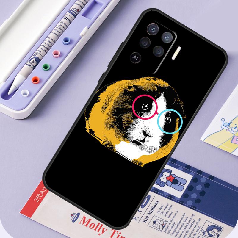 Funny Guinea Pig For Oppo A40 A60 A80 A94 A74 A54 A15 A18 A38 A58 A78 A98 A16 A76 A96 A57 A17 A77 A5 Pro Case