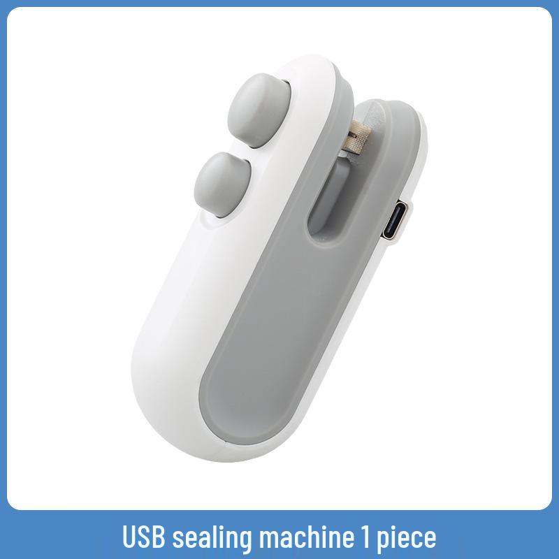 Портативная USB-мини-машина для термосварки: Резак и запечатывающий аппарат для закусок двойного назначения