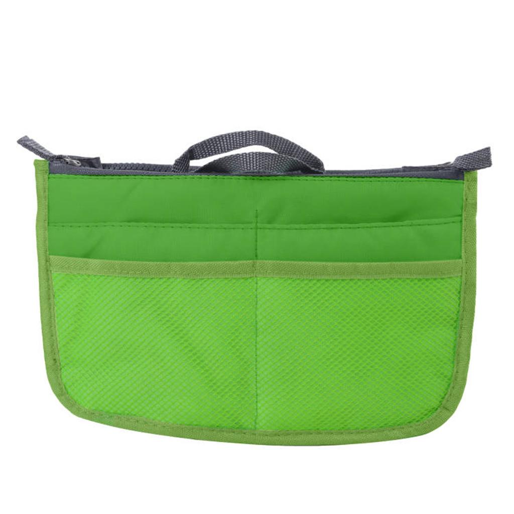 Косметичка-органайзер, вставная сумка, многофункциональная, женская, однотонная, косметичка, дорожные сумки, высокое качество, большая вместимость