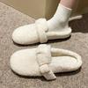 Flats Women Fur Soft Slippers 2025 Winter Cozy Casual Woman Mules Shoes Designer Slingback New Flip Flops Home Zapatos