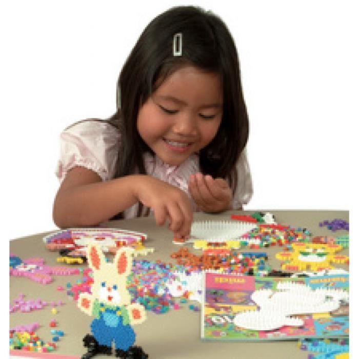 Пакет бусин для термомозаики - HAMA - 3000 цветных бусин миди - Белый - Для детей от 5 лет