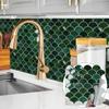 Self Adhesive Wall Stickers Waterproof Kitchen Backsplash New Imitation Wall Tiles  For Home Decor