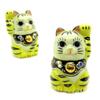 Waza no Kura Lucky Cat Украшение Kutani Ware Chibi Lucky Cat Открытие празднования дня рождения Подарок для пары Подарок Tora-chan