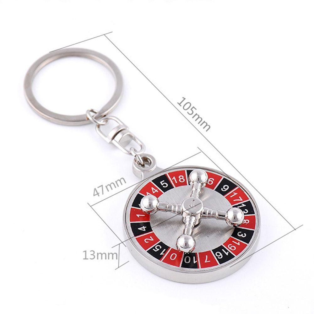 Rudder Rotatable Gift New Toy Key Chain Compass Key Ring