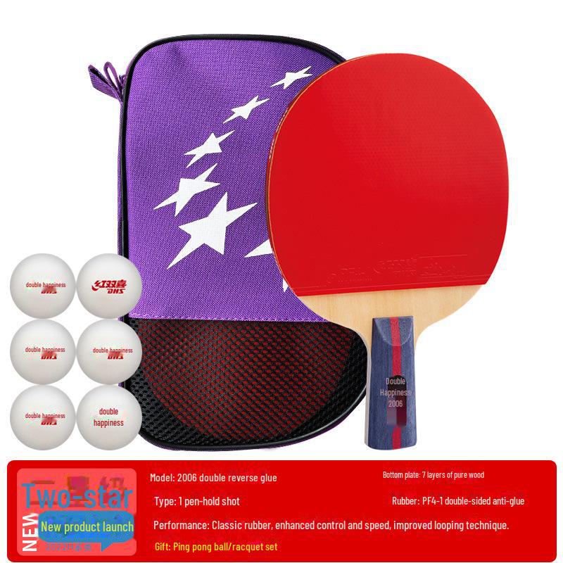 DHS Table Tennis Racket - Beginner To Pro Level, Horizontal & Vertical Orientation