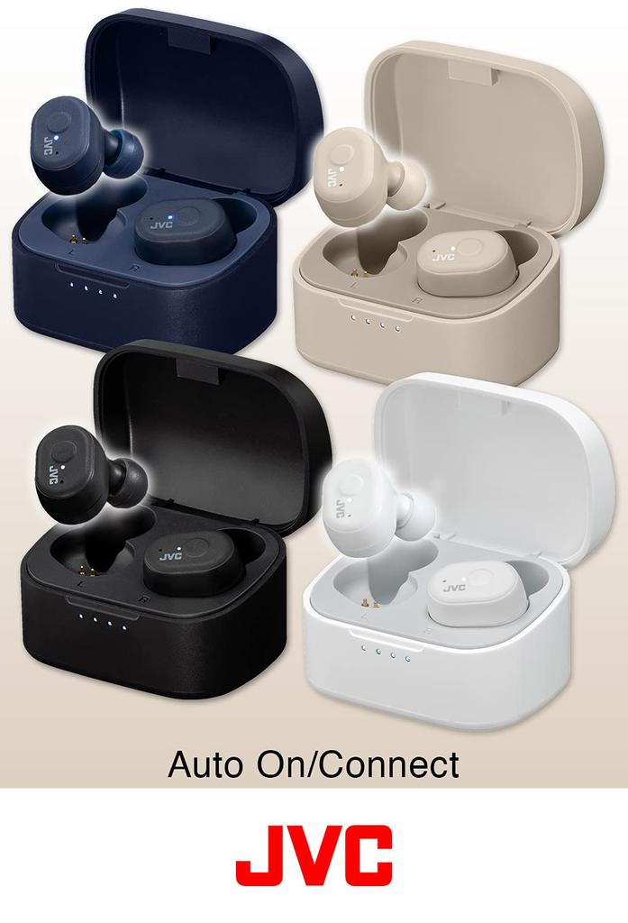 JVC Kenwood Полностью беспроводные наушники Компактный и легкий корпус весит До 28 часов воспроизведения Функция внешней записи звука Водонепроницаемость
