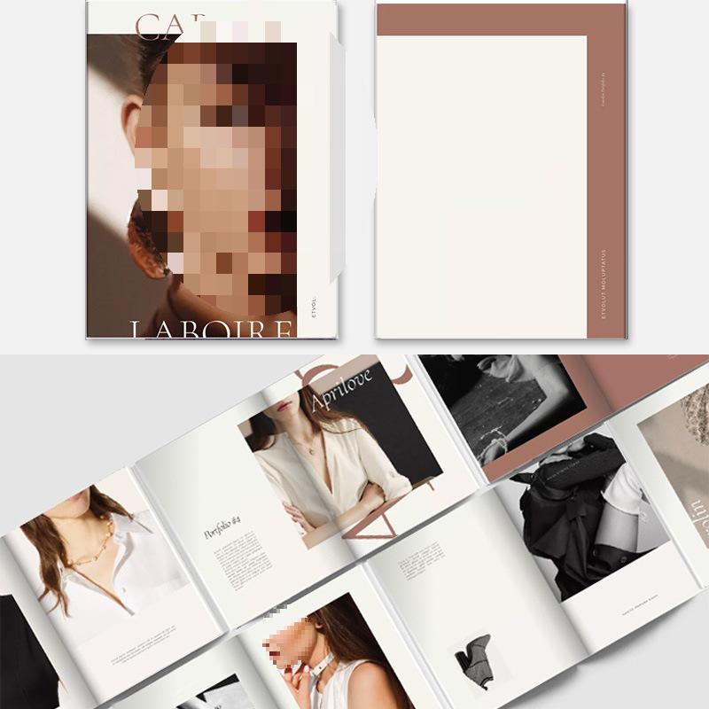 Блокнот в английском стиле: Обложка модного журнала и реквизит для макета сцены