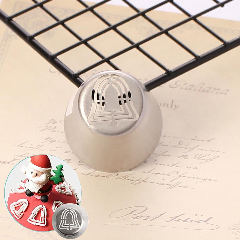 Russian Tulip Icing Piping Nozzles Christmas Stainless Steel Icecream Bakery Tips Pastry Bag Cupcake Cake Decorating Tools Molds