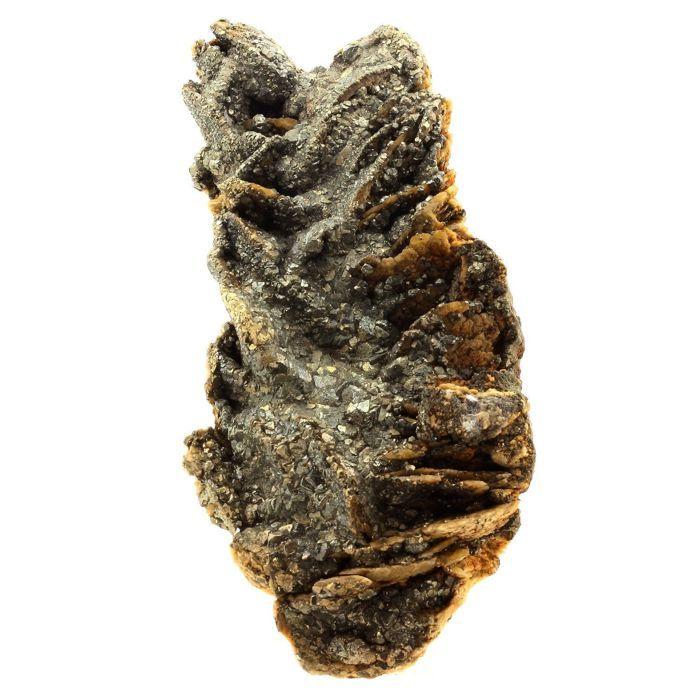 Pierres et Minéraux. Siderite, Pyrite. 1830.0 ct. Saint-Pierre-de-Mésage, Vizille, France..