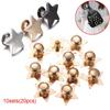 10 комплектов(20шт) Обувь DIY Украшение Скрапбукинг Тканевая Пуговица Одежда Звезды Заклепки