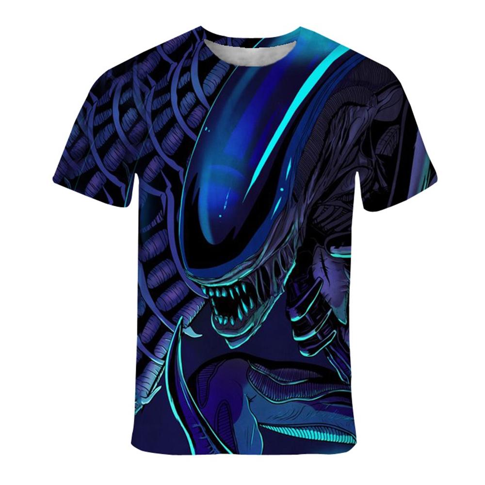 Summer Fashion Fun 3D Printed Printed T-shirt Street Wear Harajuku Short Sleeved Hip-hop Style Casual Comfortable T-shirt