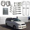 Совместимые внешние аксессуары для Toyota Noah 1996-2000 годов выпуска: Накладки на зеркала заднего вида, чаши ручек дверей, ручки и накладки на задние фонари.