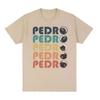 Милые Педро Педро Педро красочные забавные футболки с мемами для мужчин и женщин Повседневная футболка большого размера из 100% хлопка в стиле ретро Harajuku модная футболка