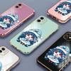 Красочные печатные узоры с квадратным краем корпуса с покрытием корпуса телефона Роскошное покрытие Мягкий чехол для телефона для iPhone Motorola Moto OnePlus Samsung
