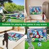 Non-Toxic Indoor Outdoor Portable Football Practice Training Mat Toy Football Shooting Cloth Target Game Mat Toys Set Party Game Kid Gifts