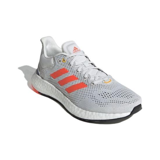 adidas PureBoost 21 Белый Солнечный Красный GY5102