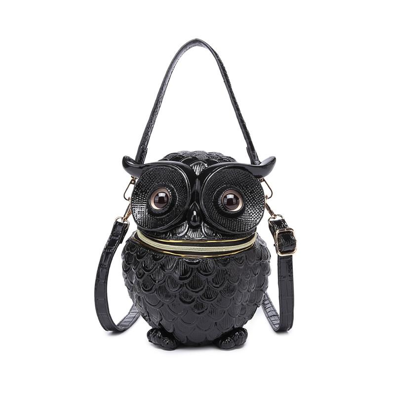 2025 Новая Мода Женские Мультяшные Кошельки и Сумки Роскошный Дизайнерский 3D Стиль Совы Женская Сумка-тоут Женская Сумка-мессенджер на Плечо
