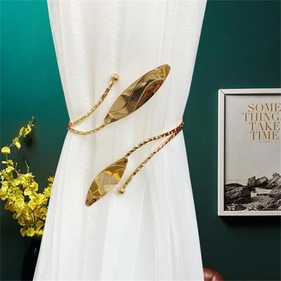 Практичный держатель для штор, тонкая работа, многоразовый, серебристый/золотой, красивый, пряжка для штор из сплава, украшение для дома