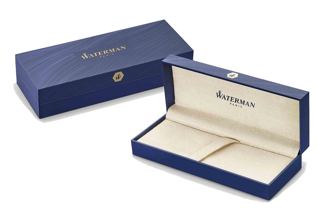 Waterman Official Metropolitan Ballpoint Pen Luxury Brand Gift Essential Matte Black GT S0920760 Oil-based