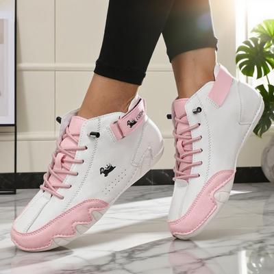 Минималистичные женские ботинки Модные универсальные противоскользящие весенне-осенние ботинки с высоким верхом для активного отдыха, езды на велосипеде, удобные лоферы для пары